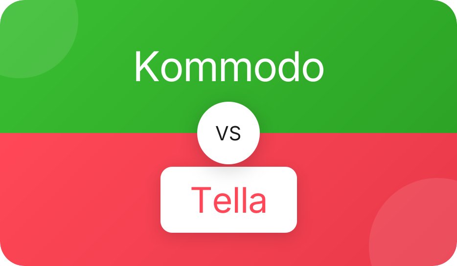 Kommodo vs Tella comparison